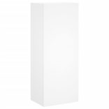 5 darab fehér szerelt fa falra szerelhető TV-bútor