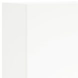 5 darab fehér szerelt fa falra szerelhető TV-bútor