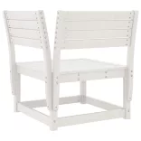 8 részes fehér tömör fenyőfa kerti ülőgarnitúra