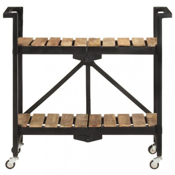 tömör mangófa zsúrkocsi 87 x 36 x 81 cm