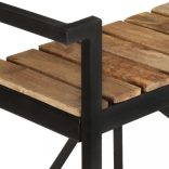 tömör mangófa zsúrkocsi 87 x 36 x 81 cm