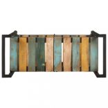 tömör újrahasznosított fa zsúrkocsi 87 x 36 x 81 cm