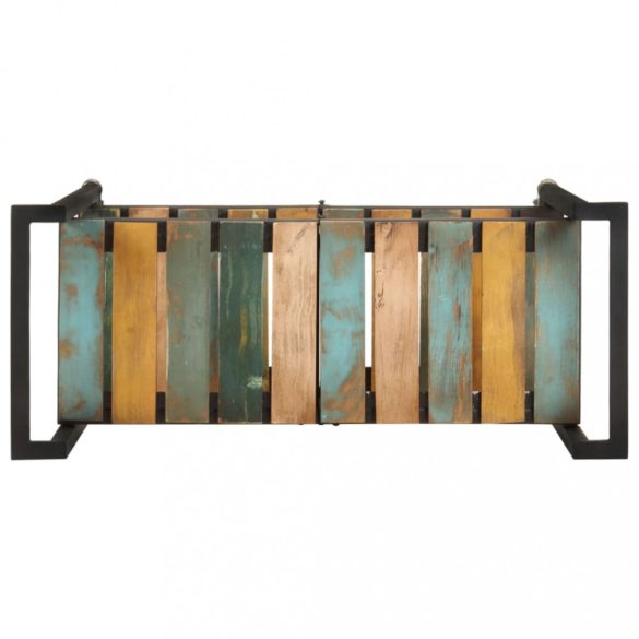 tömör újrahasznosított fa zsúrkocsi 87 x 36 x 81 cm