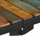 tömör újrahasznosított fa zsúrkocsi 87 x 36 x 81 cm