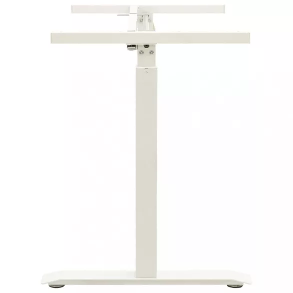 fehér kézzel állítható magasságú állóasztalváz hajtókarral