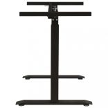 fekete kézzel állítható magasságú állóasztalváz hajtókarral