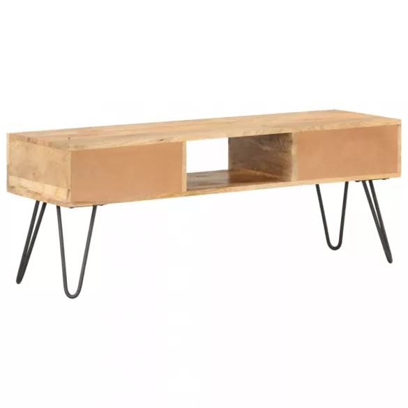 tömör mangófa TV-szekrény 120 x 35 x 45 cm