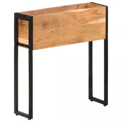 tömör akácfa virágtartó 60 x 20 x 68 cm