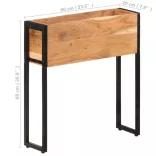 tömör akácfa virágtartó 60 x 20 x 68 cm