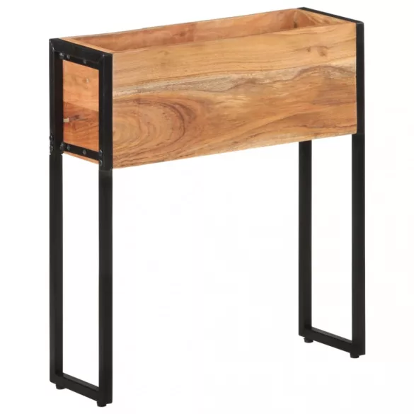tömör akácfa virágtartó 60 x 20 x 68 cm