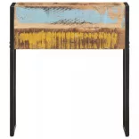 tömör újrahasznosított fa virágtartó 60 x 20 x 68 cm