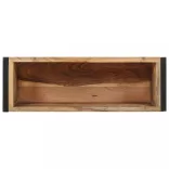 tömör újrahasznosított fa virágtartó 60 x 20 x 68 cm