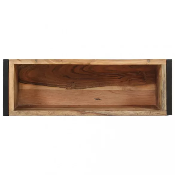 tömör újrahasznosított fa virágtartó 60 x 20 x 68 cm