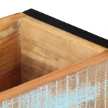 tömör újrahasznosított fa virágtartó 60 x 20 x 68 cm