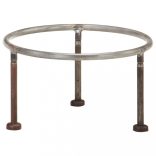 rusztikus vas tűztál Ø 40 cm