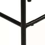 2 db tömör újrahasznosított fa bárszék