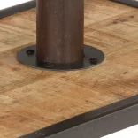 tömör mangófa TV-szekrény 160 x 30 x 40 cm