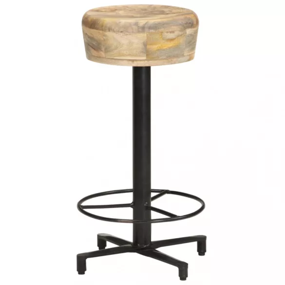 2 db tömör mangófa bárszék 66 cm