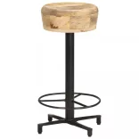 2 db tömör mangófa bárszék 66 cm