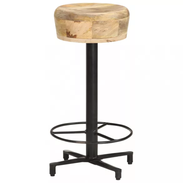 2 db tömör mangófa bárszék 66 cm