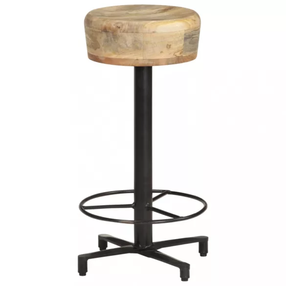 2 db tömör mangófa bárszék 66 cm