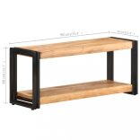 tömör akácfa TV-szekrény 90 x 30 x 40 cm