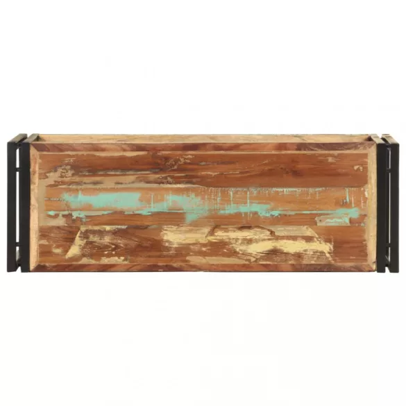 tömör újrahasznosított fa TV-szekrény 90 x 30 x 40 cm