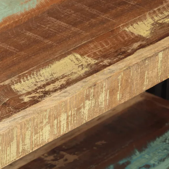 tömör újrahasznosított fa TV-szekrény 90 x 30 x 40 cm