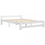 fehér tömör fenyőfa ágykeret 180 x 200 cm