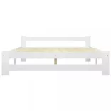 fehér tömör fenyőfa ágykeret 180 x 200 cm