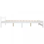 fehér tömör fenyőfa ágykeret 180 x 200 cm