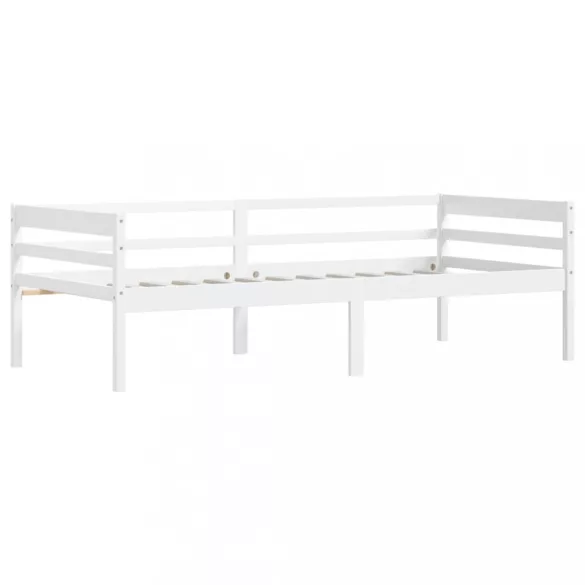 fehér tömör fenyőfa ágykeret 90 x 200 cm