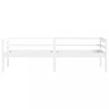 fehér tömör fenyőfa ágykeret 90 x 200 cm