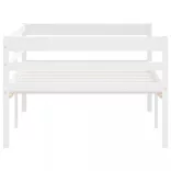 fehér tömör fenyőfa ágykeret 90 x 200 cm