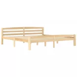 tömör fenyőfa ágykeret matrac nélkül 200 x 200 cm