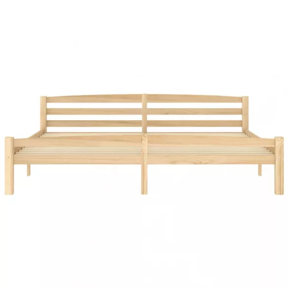 tömör fenyőfa ágykeret matrac nélkül 200 x 200 cm
