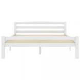 fehér tömör fenyőfa ágykeret 140 x 200 cm
