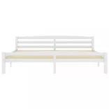 fehér tömör fenyőfa ágykeret 180 x 200 cm