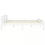 fehér tömör fenyőfa ágykeret 180 x 200 cm