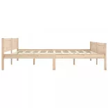 tömör fenyőfa ágykeret matrac nélkül 200 x 200 cm