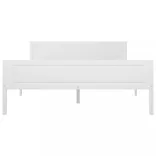 fehér tömör fenyőfa ágykeret 160 x 200 cm