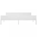 fehér tömör fenyőfa ágykeret 200 x 200 cm