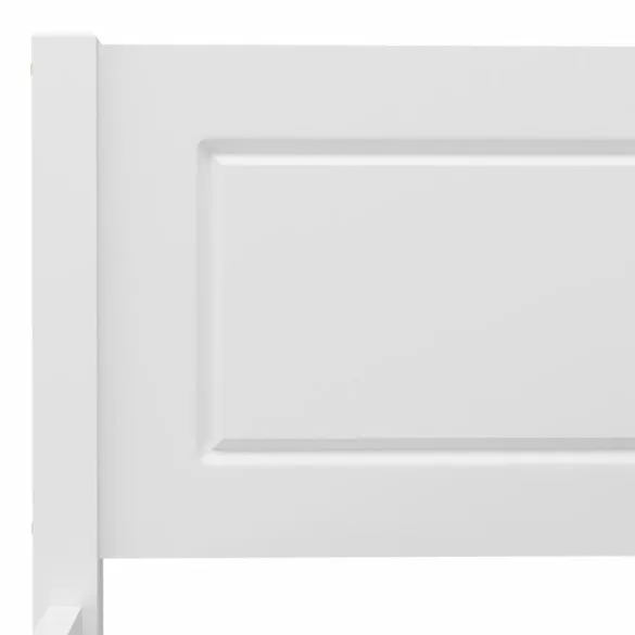 fehér tömör fenyőfa ágykeret 200 x 200 cm