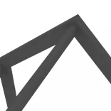 fiókos sötétszürke tömör fenyőfa gyerekágykeret 90 x 200 cm