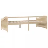 3 személyes tömör fenyőfa kanapéágy 90 x 200 cm