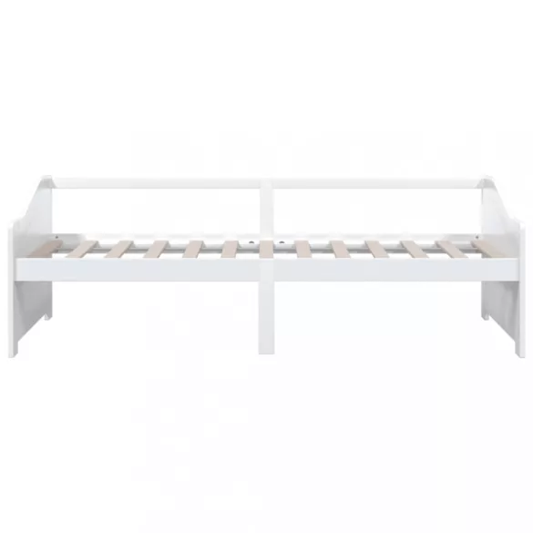 fehér 3 személyes tömör fenyőfa kanapéágy 90 x 200 cm