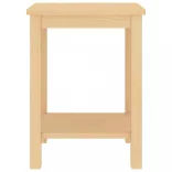 világos fa színű tömör fenyőfa éjjeliszekrény 35 x 30 x 47 cm