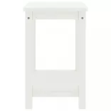 fehér tömör fenyőfa éjjeliszekrény 35x30x47 cm