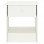 fehér tömör fenyőfa éjjeliszekrény 35 x 30 x 40 cm