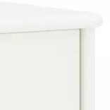 fehér tömör fenyőfa éjjeliszekrény 35 x 30 x 40 cm